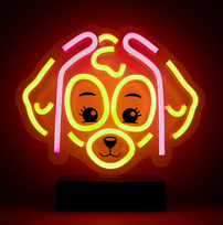 Dekoracija "Šuo"/"Paw Patrol" Forever Light Skye OW-120546 su LED apšvietimu, 25 cm, geltona sp./rožinė sp.