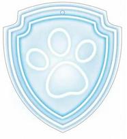 Dekoracija "Paw Patrol" Forever Light OW-130246 su LED apšvietimu, 47 cm, 44 cm, mėlyna sp./violetinė sp.