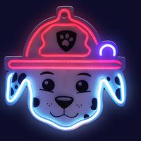 Dekoracija "Šuo"/"Paw Patrol" Forever Light Marshall OW-130646 su LED apšvietimu, 40 cm, balta sp./raudona sp.