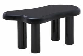 Kavos staliukas Homla Alto, juoda sp., 100 cm x 60 cm x 45 cm