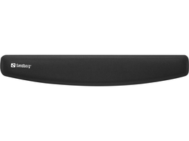 Atrama riešui Sandberg Memory Foam Wrist Rest, 79 mm x 470 mm x 22 mm, juoda sp.