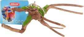 Akvariumo dekoracija Zolux Ki Pouss Spider Root, 0.05 kg, ruda sp./žalia sp., 31 cm, S