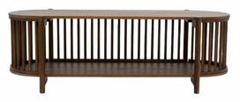 TV staliukas Homla Vox, ruda sp., 40 cm x 120 cm x 40 cm