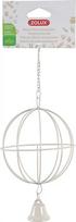 Šieno laikiklis graužikų narvams Zolux Hanging Ball, 10 cm x 10 cm, ruda sp.