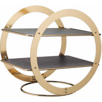 Serviravimo padėklas Kitchencraft KKART2TSERVW, 30 cm x 31.5 cm, 22.5 cm, Aukso sp./Juoda sp.