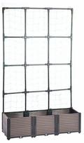 Pakelta lysvė, su atrama augalams Cultivo Grow Flat Set, 126 cm x 42 cm x 180 cm