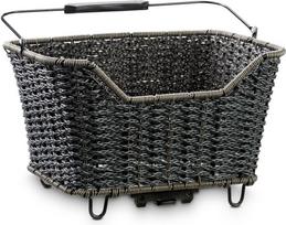 Dviračio krepšys ACID Rear Basket BASK73, plastikas/plienas/pinta medžiaga, juoda sp.