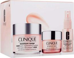 Veido priežiūros priemonių rinkinys Clinique Moisture Surge, 170 ml, 3 vnt.