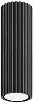 Šviestuvas lubų Sollux Karbon 20, GU10, 1 x 10 W, juoda sp.