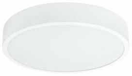 Šviestuvas lubų Sollux Onyx, LED, 3000 °K, 1 x 23 W, balta sp. / balta sp., 6 x 40 cm