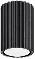 Šviestuvas lubų Sollux Karbon 10, GU10, 1 x 10 W, juoda sp.