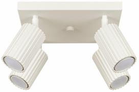 Šviestuvas lubų Sollux Karbon 4, GU10, 4 x 10 W, smėlio sp.