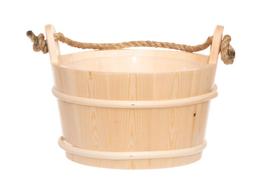Saunos kibiras 4Living, mediena, 4 l, 25.5 x 28 cm, eglės sp.