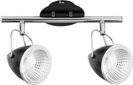 Šviestuvas lubų Spotlight Oliver 5109204, GU10, 3000 °K, 2 x 5.5 W, juoda sp./chromo sp. / juoda sp.