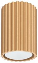 Šviestuvas lubų Sollux Karbon 10, GU10, 1 x 10 W, aukso sp.