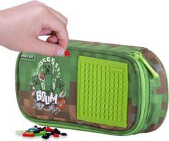 Penalas PIXIE Minecraft PXA-14-35, 22 cm x 11 cm x 0.06 m, ruda sp./žalia sp.