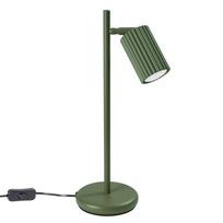 Darbo stalo šviestuvas Sollux Karbon, GU10, 10W, žalia sp./žalia sp.