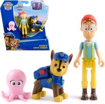 Figūrėlių rinkinys Spin Master Paw Patrol Chase & Cap N Turbot, 3 vnt., įvairių spalvų