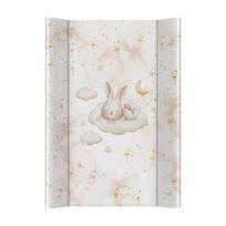 Vystymo lenta Ceba Baby Ultra Light Sleepy Bunny, 70 cm x 50 cm, balta sp./smėlio sp.