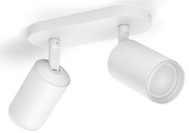 Išmanusis šviestuvas nukreipiamasis Philips Hue Fugato, GU10, 2000 - 6500 °K, 2 x 5.7 W, balta sp.