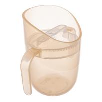 Vaikiškas puodelis Lovi Genius 35/368, 150 ml, 6+ mėn., plastikas, smėlio sp.