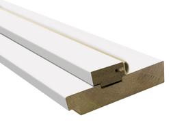 Durų stakta, 202.4 cm x 8 cm x 3.3 cm, balta sp.