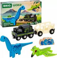 Žaislinis traukinys Brio Dinosaur 36096, įvairių spalvų