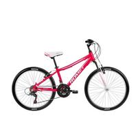 Vaikiškas dviratis, miesto Romet Jolene 2324B91, rožinė sp., 13", 24"