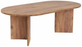 Kavos staliukas Nordure Sable, ruda sp., 60 cm x 119 cm x 40 cm