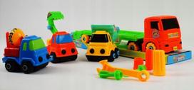 Statybos transporto priemonės Truck Set 513325, įvairių spalvų