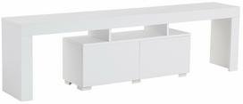 TV staliukas Nordure Enclave, balta sp., 31.3 cm x 180 cm x 50 cm