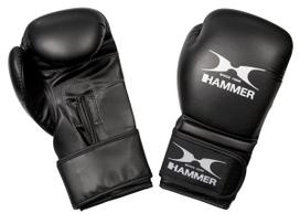 Bokso pirštinės Hammer Premium Training, balta sp./juoda sp., 10 oz