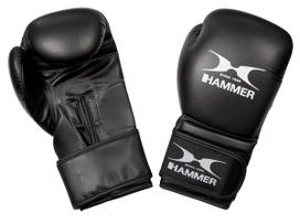 Bokso pirštinės Hammer Premium Training, balta sp./juoda sp., 8 oz