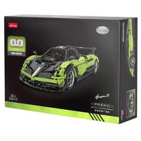 Konstruktorius, automobilis Rastar Pagani Huayra 97900-G, 2899 vnt., juoda sp./žalia sp.