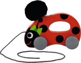 Traukiamas žaislas Trefl Ladybug Ilonka, raudona sp.