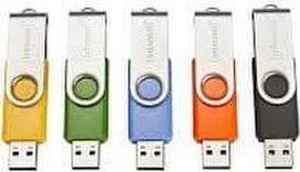 USB atmintinė Intenso 3503595, įvairių spalvų, 64GB