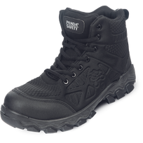 Darbo batai vyrams Panda Safety RAR S3S MF SR, su aulu, be pašiltinimo, juoda sp., 48 dydis