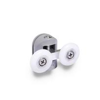 Dvigubi apatiniai ratukai dušo kabinai Thema Lux QZ-20 P2G23, Ø 2.3 cm, 2 vnt.
