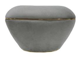 Pufas Kayoom Contessa 125 2OAAR-TAU, pilka sp./smėlio sp., 60 cm x 60 cm x 42.5 cm