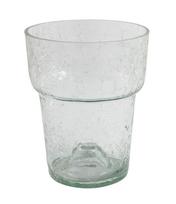 Gėlių vazonas Domoletti OSK_RANT_XL, stiklas, Ø 16.5 cm, skaidri sp.