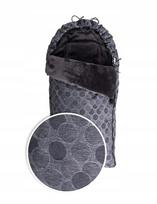 Žieminis miegmaišis kūdikiui BabyMatex Cocoon, grafito sp., 100 cm x 50 cm