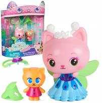 Figūrėlių rinkinys, su priedais Spin Master Gabbys Dollhouse Queen Kitty Fairy & Kitty Gnome, įvairių spalvų