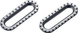 Pedalų plokštelių tarpinių komplektas Shimano XT PD-M8000 SPD YL8098030, aliuminis, pilka sp., 2 vnt.