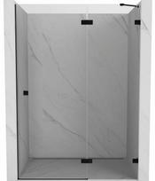 Dušo durys Mexen Lunar 834-135-000-70-00-P, 135 cm x 200 cm, juoda sp./grūdintas