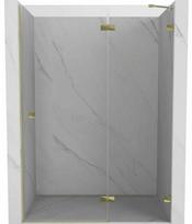 Dušo durys Mexen Lunar 834-140-000-50-00-P, 140 cm x 200 cm, aukso sp./grūdintas