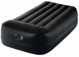 Pripučiamas čiužinys su pompa Intex Dura-Beam Pillow Rest, juoda sp., 191 cm x 99 cm x 42 cm