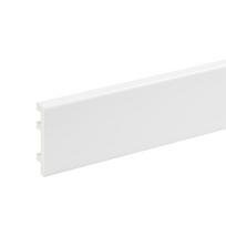 Grindjuostė Cezar Status Line 848902, 220 cm x 8 cm x 1.5 cm, balta sp.