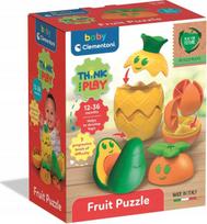 Loginis žaidimas, dėlionė Clementoni Think And Play Fruit, įvairių spalvų