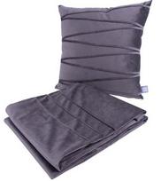 Pledo ir pagalvės komplektas Kenda Sand Paulina 125 QZP6R-GPH, grafito sp., 130 cm x 170 cm