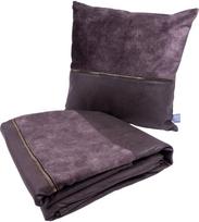 Pledo ir pagalvės komplektas Kenda Sand Picco 125 Picco 125, ruda sp./pilka sp., 130 cm x 170 cm